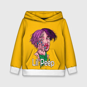 Детская толстовка 3D с принтом Lil Peep в Белгороде, 100% полиэстер | двухслойный капюшон со шнурком для регулировки, мягкие манжеты на рукавах и по низу толстовки, спереди карман-кенгуру с мягким внутренним слоем | awful things | gustav | lil peep | густав ор | клауд | клауд рэп | лил | лили | певец | пееп | пеп | пип | пост эмо | реп | репер | рэп | рэпер | трэп | хип | хип хоп | хоп | эмо трэп