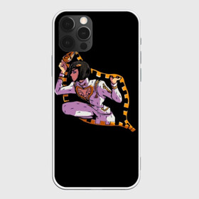 Чехол для iPhone 12 Pro с принтом JoJo Bizarre Adventure в Белгороде, силикон | область печати: задняя сторона чехла, без боковых панелей | anime | aureo | jojo | jojos | jojos bizarre adventure | vento | боевик | джоджо | иероглиф | манга | приключения | стиль | ужасы | фэнтези | япония