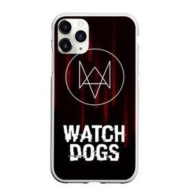 Чехол для iPhone 11 Pro матовый с принтом WATCH DOGS в Белгороде, Силикон |  | Тематика изображения на принте: action | ct os | ded sec | fox | gamer | glitch | hacker | player | watch dogs | watch dogs 2 | глитч | знак лиса | игра | компьютерная игра | хакер