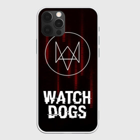 Чехол для iPhone 12 Pro с принтом WATCH DOGS  в Белгороде, силикон | область печати: задняя сторона чехла, без боковых панелей | Тематика изображения на принте: action | ct os | ded sec | fox | gamer | glitch | hacker | player | watch dogs | watch dogs 2 | глитч | знак лиса | игра | компьютерная игра | хакер