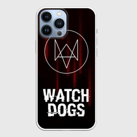 Чехол для iPhone 13 Pro Max с принтом WATCH DOGS в Белгороде,  |  | action | ct os | ded sec | fox | gamer | glitch | hacker | player | watch dogs | watch dogs 2 | глитч | знак лиса | игра | компьютерная игра | хакер