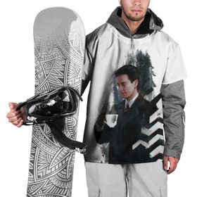 Накидка на куртку 3D с принтом Twin Peaks в Белгороде, 100% полиэстер |  | twin peaks | агент купер | девид линч | дейл | лора палмер | огонь иди за мной | одри хорн | совы не то чем кажутся | твин пикс