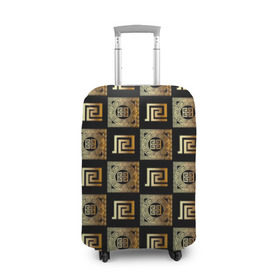 Чехол для чемодана 3D с принтом gold в Белгороде, 86% полиэфир, 14% спандекс | двустороннее нанесение принта, прорези для ручек и колес | fashion | luxury | texture | дорогая | дорогой | золото | люкс | паттерн | роскошь | серебро | стиль | стильная | текстура