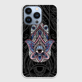 Чехол для iPhone 13 Pro с принтом Рука Будды в Белгороде,  |  | boho | buddha | buddhism | founder | hamsa | hand | indian | monk | ornament | pattern | religion | shakyamuni | spiritual | teacher | бохо | будда | буддизм | духовный | индийский | орнамент | основатель | религии | рука | узор | учитель | хамса 