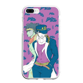 Чехол для iPhone 7Plus/8 Plus матовый с принтом JoJo Bizarre Adventure в Белгороде, Силикон | Область печати: задняя сторона чехла, без боковых панелей | anime | aureo | jojo | jojos | jojos bizarre adventure | vento | боевик | джоджо | иероглиф | манга | приключения | стиль | ужасы | фэнтези | япония