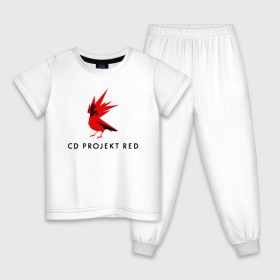 Детская пижама хлопок с принтом CD RPOJECT RED в Белгороде, 100% хлопок |  брюки и футболка прямого кроя, без карманов, на брюках мягкая резинка на поясе и по низу штанин
 | 2019 | cd project red | cyberpunk 2077 | future | hack | night city | samurai | sci fi | андроиды | безумие | будущее | киберпанк 2077 | логотип | роботы | самураи | фантастика | цифры