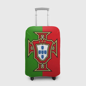 Чехол для чемодана 3D с принтом Сборная Португалии в Белгороде, 86% полиэфир, 14% спандекс | двустороннее нанесение принта, прорези для ручек и колес | portugal | криштиану роналду | португалия | португальская сборная | сборная португалии | сборная португалии по футболу | форма | футбол | чемпионат