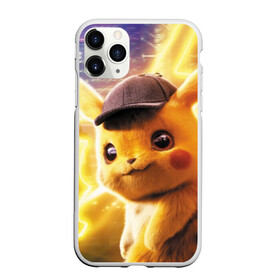 Чехол для iPhone 11 Pro Max матовый с принтом Детектив Пикачу в Белгороде, Силикон |  | detective pikachu | pikachu | pokemon | детектив пикачу | пика | покемон