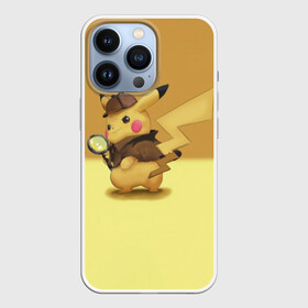 Чехол для iPhone 13 Pro с принтом Пикачу Детектив в Белгороде,  |  | detective pikachu | pikachu | pokemon | детектив пикачу | пика | покемон