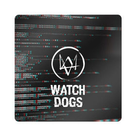 Магнит виниловый Квадрат с принтом WATCH DOGS в Белгороде, полимерный материал с магнитным слоем | размер 9*9 см, закругленные углы | action | ct os | ded sec | fox | game | gamer | glitch | hacker | player | watch dogs | watch dogs 2 | глитч | знак лиса | игра | компьютерная игра | маркус | хакер