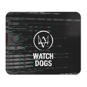 Коврик для мышки прямоугольный с принтом WATCH DOGS в Белгороде, натуральный каучук | размер 230 х 185 мм; запечатка лицевой стороны | action | ct os | ded sec | fox | game | gamer | glitch | hacker | player | watch dogs | watch dogs 2 | глитч | знак лиса | игра | компьютерная игра | маркус | хакер