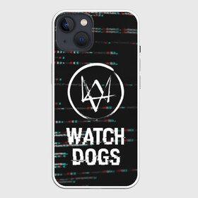 Чехол для iPhone 13 с принтом WATCH DOGS в Белгороде,  |  | action | ct os | ded sec | fox | game | gamer | glitch | hacker | player | watch dogs | watch dogs 2 | глитч | знак лиса | игра | компьютерная игра | маркус | хакер