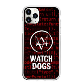 Чехол для iPhone 11 Pro Max матовый с принтом WATCH DOGS в Белгороде, Силикон |  | Тематика изображения на принте: action | ct os | ded sec | fox | game | gamer | glitch | hacker | player | watch dogs | watch dogs 2 | глитч | знак лиса | игра | компьютерная игра | маркус | хакер