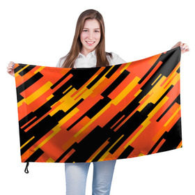 Флаг 3D с принтом Sci-Fi камуфляж в Белгороде, 100% полиэстер | плотность ткани — 95 г/м2, размер — 67 х 109 см. Принт наносится с одной стороны | camouflage | sci fi | камуфляж