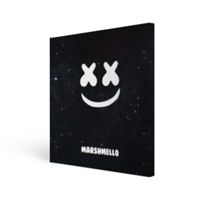 Холст квадратный с принтом Marshmello Cosmos в Белгороде, 100% ПВХ |  | dj | marshmello | usa | америка | клубная музыка | мармело | маршмелло | маршмеллоу | музыка | музыкант