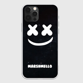 Чехол для iPhone 12 Pro с принтом Marshmello Cosmos в Белгороде, силикон | область печати: задняя сторона чехла, без боковых панелей | Тематика изображения на принте: dj | marshmello | usa | америка | клубная музыка | мармело | маршмелло | маршмеллоу | музыка | музыкант