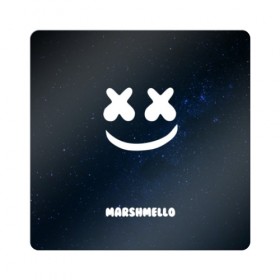 Магнит виниловый Квадрат с принтом Marshmello Cosmos в Белгороде, полимерный материал с магнитным слоем | размер 9*9 см, закругленные углы | dj | marshmello | usa | америка | клубная музыка | космос | мармело | маршмелло | маршмеллоу | музыка | музыкант | небо