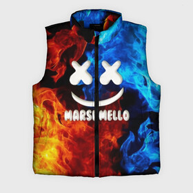 Мужской жилет утепленный 3D с принтом Marshmello Fire в Белгороде,  |  | dj | fire | marshmello | usa | америка | вода | клубная музыка | мармело | маршмелло | маршмеллоу | музыка | музыкант | огонь