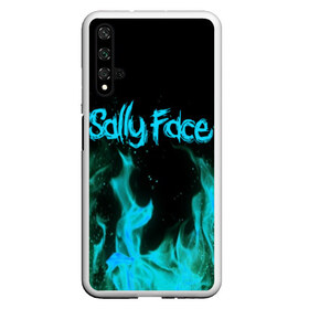 Чехол для Honor 20 с принтом SALLY FACE FIRE в Белгороде, Силикон | Область печати: задняя сторона чехла, без боковых панелей | Тематика изображения на принте: face | fire | game | horror | larry | sally | sally face | sanity s fall | игра | ларри | мальчик с протезом | огонь | салли | салли фейс | ужасы