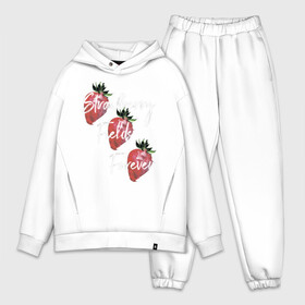 Мужской костюм хлопок OVERSIZE с принтом Strawberry Fields в Белгороде,  |  | Тематика изображения на принте: beatles | forever | strawberry | the beatles | битлз | джон леннон | леннон | форевер | ягода