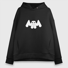 Женское худи Oversize хлопок с принтом Marshmello в Белгороде, френч-терри — 70% хлопок, 30% полиэстер. Мягкий теплый начес внутри —100% хлопок | боковые карманы, эластичные манжеты и нижняя кромка, капюшон на магнитной кнопке | dj | marsh | marshmello | marshmellomusic | mello | music | remix | volume | америка | ангел | громкость | диджей | звук | микс | музыка | россия | сладкий