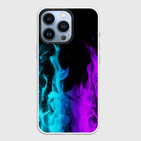 Чехол для iPhone 13 Pro с принтом ПЛАМЯ | НЕОНОВЫЙ ОГОНЬ в Белгороде,  |  | blue | bright | fire | heat | light | neon | purple | red | wildfire | искры | неон | огненный | огонь | пламя | пожар