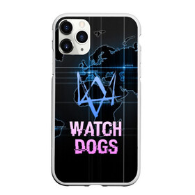 Чехол для iPhone 11 Pro Max матовый с принтом WATCH DOGS в Белгороде, Силикон |  | Тематика изображения на принте: action | ct os | ded sec | fox | game | gamer | glitch | hacker | player | watch dogs | watch dogs 2 | глитч | знак лиса | игра | компьютерная игра | маркус | хакер