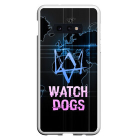 Чехол для Samsung S10E с принтом WATCH DOGS в Белгороде, Силикон | Область печати: задняя сторона чехла, без боковых панелей | action | ct os | ded sec | fox | game | gamer | glitch | hacker | player | watch dogs | watch dogs 2 | глитч | знак лиса | игра | компьютерная игра | маркус | хакер