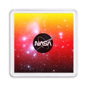 Магнит 55*55 с принтом NASA в Белгороде, Пластик | Размер: 65*65 мм; Размер печати: 55*55 мм | galaxy | nasa | nebula | space | star | абстракция | вселенная | галактика | звезда | звезды | космический | наса | планеты