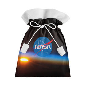 Подарочный 3D мешок с принтом NASA SPACE в Белгороде, 100% полиэстер | Размер: 29*39 см | Тематика изображения на принте: galaxy | nasa | nebula | space | star | абстракция | вселенная | галактика | звезда | звезды | космический | наса | планеты