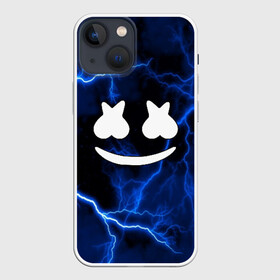 Чехол для iPhone 13 mini с принтом Marshmello STORM в Белгороде,  |  | christopher comstock | dj | marshmello | music | диджей | клубная музыка | клубняк | крис комсток | логотип | маршмеллоу | музыка