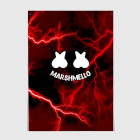 Постер с принтом Marshmello в Белгороде, 100% бумага
 | бумага, плотность 150 мг. Матовая, но за счет высокого коэффициента гладкости имеет небольшой блеск и дает на свету блики, но в отличии от глянцевой бумаги не покрыта лаком | christopher comstock | dj | marshmello | music | диджей | клубная музыка | клубняк | крис комсток | логотип | маршмеллоу | музыка