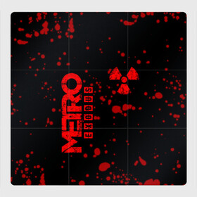 Магнитный плакат 3Х3 с принтом METRO (1) в Белгороде, Полимерный материал с магнитным слоем | 9 деталей размером 9*9 см | metro | metro exodus | s.t.a.l.k.e.r | stalker | игра | метро | радиация | сталкер