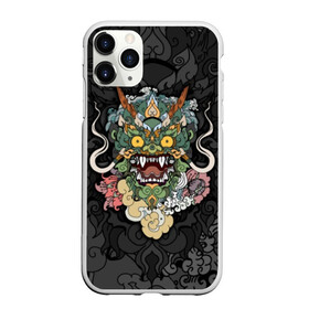 Чехол для iPhone 11 Pro Max матовый с принтом Дракон в Белгороде, Силикон |  | character | dragon | east | eyes | fangs | horns | japan | japanese | legend | mask | mythological | pattern | yellow | восток | глаза | дракон | желтые | клыки | легенда | маска | мифологический | персонаж | рога | узор | япония | японский