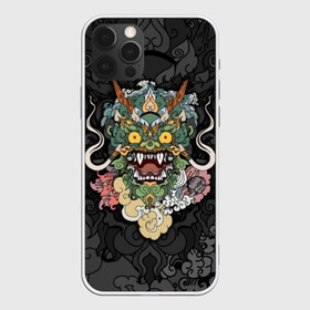 Чехол для iPhone 12 Pro Max с принтом Дракон в Белгороде, Силикон |  | character | dragon | east | eyes | fangs | horns | japan | japanese | legend | mask | mythological | pattern | yellow | восток | глаза | дракон | желтые | клыки | легенда | маска | мифологический | персонаж | рога | узор | япония | японский