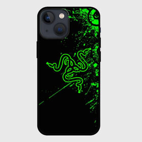 Чехол для iPhone 13 mini RAZER: в Белгороде,  |  | game | razer | texture | зеленый | игровое лого | игромания | игры | рэйзер | текстуры
