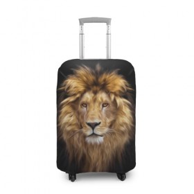 Чехол для чемодана 3D с принтом Лев в Белгороде, 86% полиэфир, 14% спандекс | двустороннее нанесение принта, прорези для ручек и колес | african | animals | authority | big | cat | cool | head | illustration | indisputable | lion | mane | muzzle | supreme | swag | авторитет | африканский | большая | верховный | голова | грива | животные | иллюстрация | кошка | крутой | лев | непрер