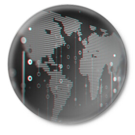 Значок с принтом ПРОГРАММИСТ в Белгороде,  металл | круглая форма, металлическая застежка в виде булавки | anonymus | cod | hack | hacker | it | program | texture | айти | аноним | анонимус | взлом | код | кодинг | программа | программист | текстура | хак | хакер