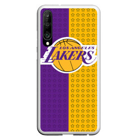 Чехол для Honor P30 с принтом Lakers (1) в Белгороде, Силикон | Область печати: задняя сторона чехла, без боковых панелей | Тематика изображения на принте: ball | basket | basketball | kobu | lakers | lebron | los angeles | баскетбол | коюи | леброн | лейкерс | лос анджелис