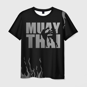 Мужская футболка 3D с принтом Muay Thai в Белгороде, 100% полиэфир | прямой крой, круглый вырез горловины, длина до линии бедер | Тематика изображения на принте: fight | muay thai | thai boxing | ufc | бокс | ката | кикбоксин | лаос | лоу кик | муай | мьянма | поединок | таиланд | тай | тайский | таолу