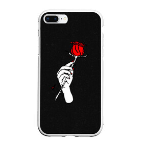 Чехол для iPhone 7Plus/8 Plus матовый с принтом Lil Peep (Rose) в Белгороде, Силикон | Область печати: задняя сторона чехла, без боковых панелей | baby | broken | cry | lil | lil peep | peep | rap | rose | лил | лил пип | пип | реп | роза | сердце