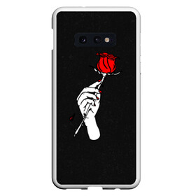 Чехол для Samsung S10E с принтом Lil Peep (Rose) в Белгороде, Силикон | Область печати: задняя сторона чехла, без боковых панелей | baby | broken | cry | lil | lil peep | peep | rap | rose | лил | лил пип | пип | реп | роза | сердце