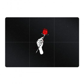 Магнитный плакат 3Х2 с принтом Lil Peep (Rose) в Белгороде, Полимерный материал с магнитным слоем | 6 деталей размером 9*9 см | baby | broken | cry | lil | lil peep | peep | rap | rose | лил | лил пип | пип | реп | роза | сердце