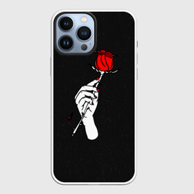 Чехол для iPhone 13 Pro Max с принтом Lil Peep (Rose) в Белгороде,  |  | baby | broken | cry | lil | lil peep | peep | rap | rose | лил | лил пип | пип | реп | роза | сердце