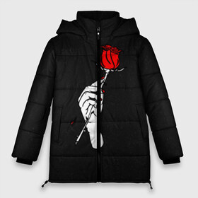 Женская зимняя куртка 3D с принтом Lil Peep (Rose) в Белгороде, верх — 100% полиэстер; подкладка — 100% полиэстер; утеплитель — 100% полиэстер | длина ниже бедра, силуэт Оверсайз. Есть воротник-стойка, отстегивающийся капюшон и ветрозащитная планка. 

Боковые карманы с листочкой на кнопках и внутренний карман на молнии | baby | broken | cry | lil | lil peep | peep | rap | rose | лил | лил пип | пип | реп | роза | сердце