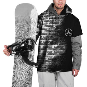 Накидка на куртку 3D с принтом Mercedes в Белгороде, 100% полиэстер |  | amg | mercedes | авто | автомобиль | иномарка | логотип | машина | мерседес | текстура