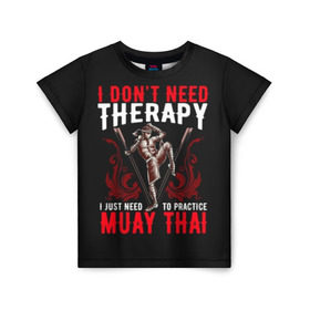 Детская футболка 3D с принтом Muay Thai в Белгороде, 100% гипоаллергенный полиэфир | прямой крой, круглый вырез горловины, длина до линии бедер, чуть спущенное плечо, ткань немного тянется | Тематика изображения на принте: fight | muay thai | thai boxing | ufc | бокс | ката | кикбоксин | лаос | лоу кик | муай | мьянма | поединок | таиланд | тай | тайский | таолу