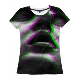 Женская футболка 3D с принтом SINGULARITY #8 в Белгороде, 100% полиэфир ( синтетическое хлопкоподобное полотно) | прямой крой, круглый вырез горловины, длина до линии бедер | 