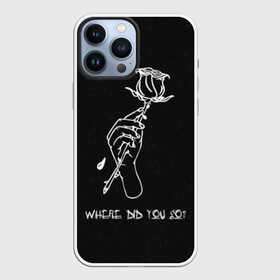 Чехол для iPhone 13 Pro Max с принтом Lil Peep (Rose) 2 в Белгороде,  |  | baby | broken | cry | lil | lil peep | peep | rap | rose | лил | лил пип | пип | реп | роза | сердце