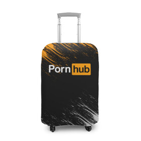 Чехол для чемодана 3D с принтом Порно (1) в Белгороде, 86% полиэфир, 14% спандекс | двустороннее нанесение принта, прорези для ручек и колес | brazzers | браззерс | порхаб